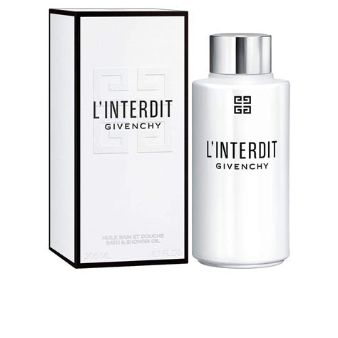 l'interdit givenchy shower gel|Givenchy L'Interdit Bath & Shower Gel .